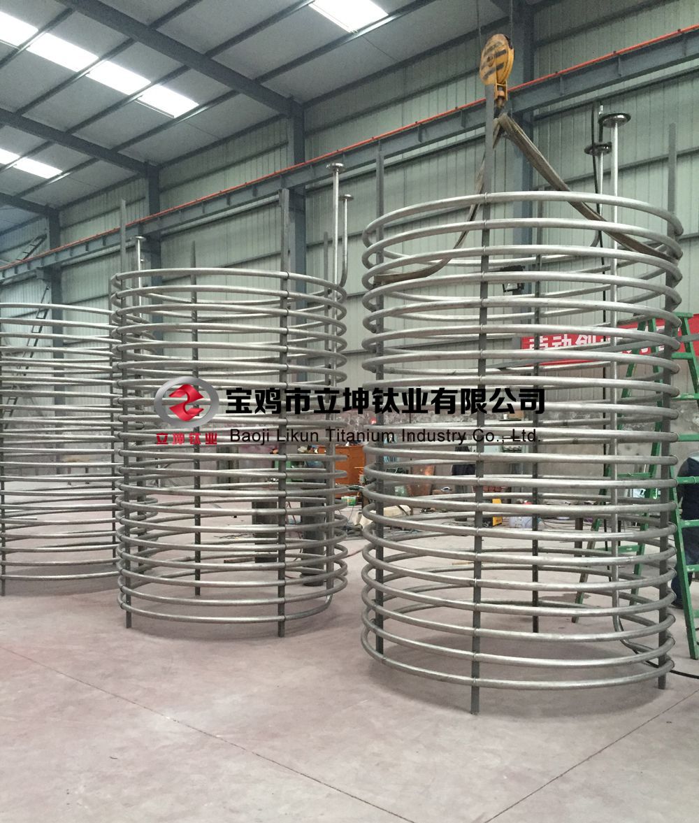 單層雙層方形鈦盤管